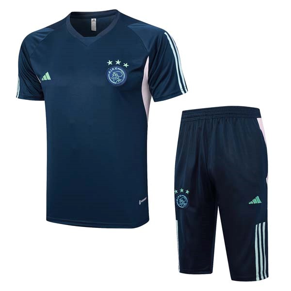 Camiseta Entrenamiento Ajax Conjunto Completo 2023-24 Azul